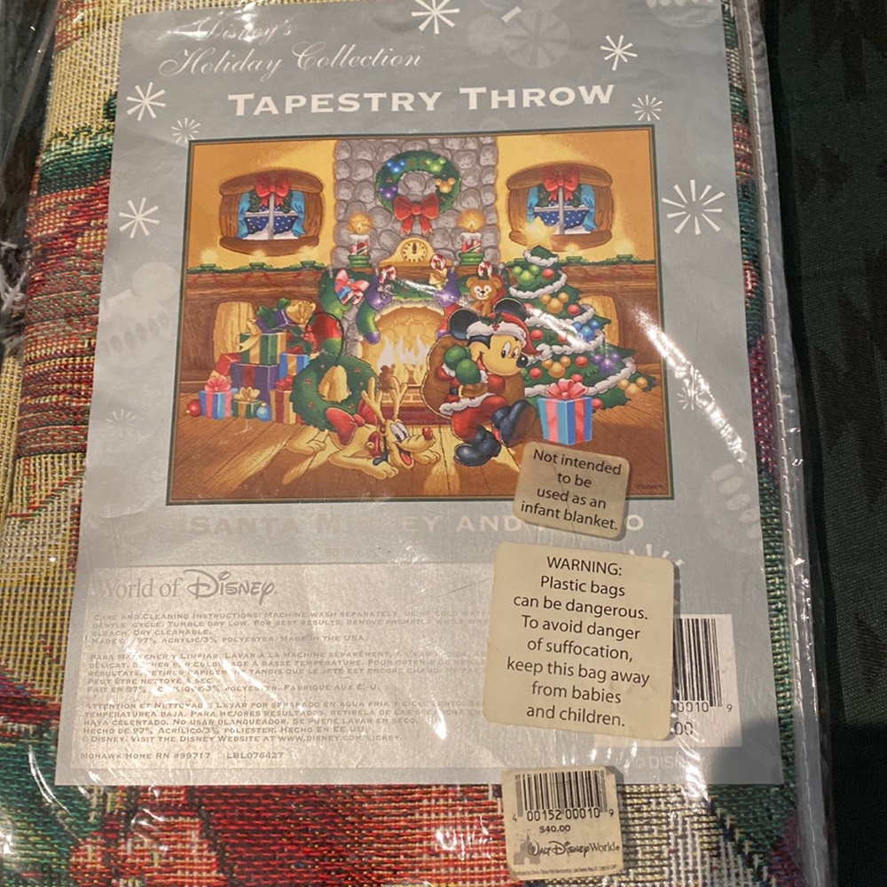 Disney Holiday Throw